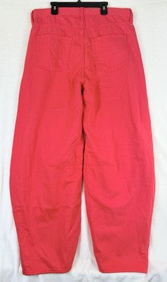 Gap High Rise UltraSoft Horseshoe Jeans 31 12 Tall Womens Denim Red New NWT