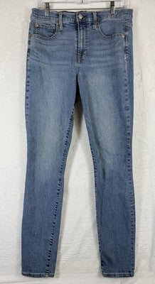 Gap True Skinny High Rise Jeans 31 12 Long Womens Blue Denim