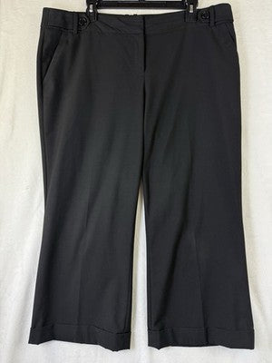 Limited Cassidy Fit Capris 16 Womens Black Collection Dress Pants