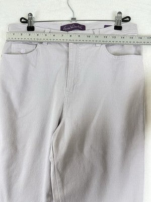 Gloria Vanderbilt Amanda Jeans 10 Long Womens Light Purple Denim