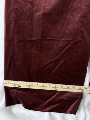 Banana Republic Wide Leg Pants 6 Womens Velvet High Rise New NWT $180