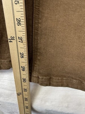 LL Bean Jeans 6 Womens Slim Leg Classic Mid Rise Bean Flex Brown Sample