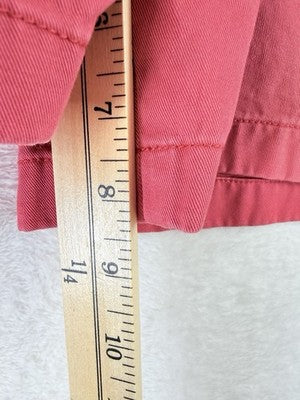 Nautica Deck Shorts 40 Pink Chino Classic Fit 8.5” Mens Classic Fit