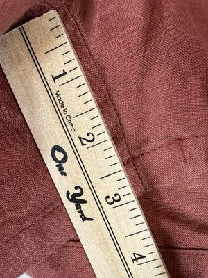 Stitch Fix 100% Linen Shorts 6 Kut From The Kloth Clay Red 3” Womens New NWT