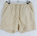 Eddie Bauer Shorts Small Women Hemp Cotton Pull On Ecru Beige 5”