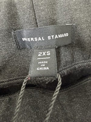 Universal Standard Ponte Pants 2XS 6 8 Gray Pull On Zip Pockets Womens New NWT