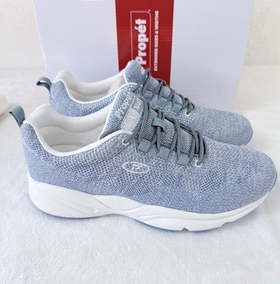 Propet Women Shoes Size 11 X Wide 2E Sneakers Stability Fly Denim Orthopedic New