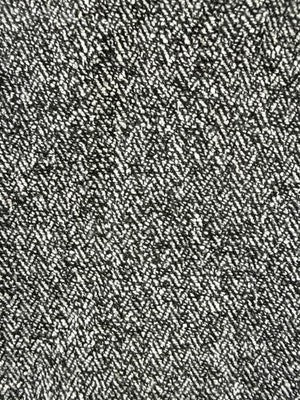 Talbots 14 Fit And Flare Skirt Gray Herringbone Wool Silk Womens Vintage Midi