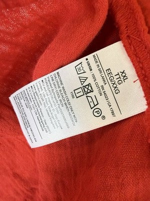 Gap Cotton Gauze Shorts XXL Pull On 4” Red Pockets Womens New NWT
