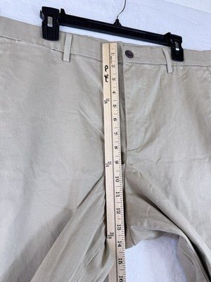 Gap Khaki Pants Men 40x30 Performance Straight Leg Tan Beige New NWT