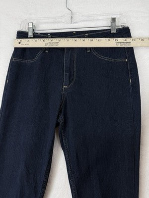 HM Jeans 28 High Waist Skinny Ankle Dark Blue Womens &Denim H&M