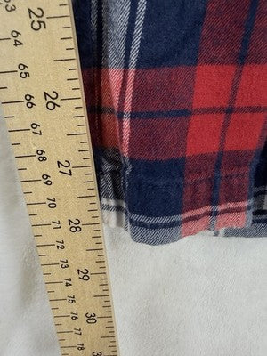 Aerie Flannel Pajama Pants Medium Red Plaid Drawstring PJ Sleep Womens