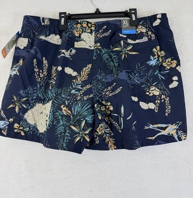 Columbia Shorts Womens XL Sandy River Short II 5” Nylon Birds Pockets New NWT