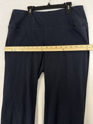 J Jill Wearever Collection Pants Medium Petite Navy Blue Pull On Womens
