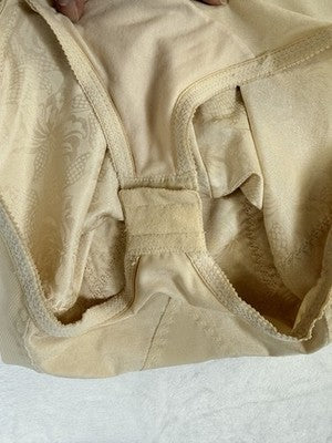 Adonna Shapewear 36C Bodysuit Vintage Beige Womens 7261 Girdle Underwire