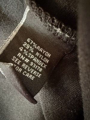 Premise Studio Pants 1X Black Slim Leg Stretch Womens