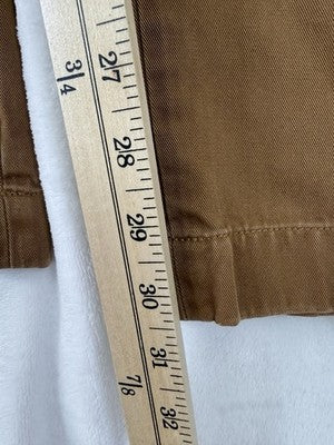 J Crew Sun Faded Pants Mens 32x30 Classic Fit Chinos Brown 100% Cotton