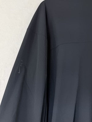 Nike 24.7 Perfect Stretch Shirt XL Women Long Sleeve Oversized Black Top NEW