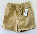 baby gap boys 12-18 months Shorts Pull On Khaki Tan Beige New