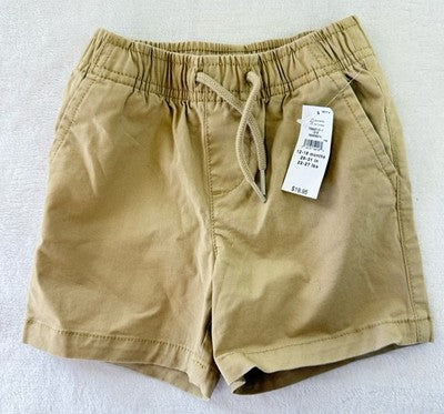 baby gap boys 12-18 months Shorts Pull On Khaki Tan Beige New