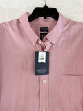 Gap Mens Shirt XL Button Up Pink CoolMax Long Sleeve Standard Fit New NWT