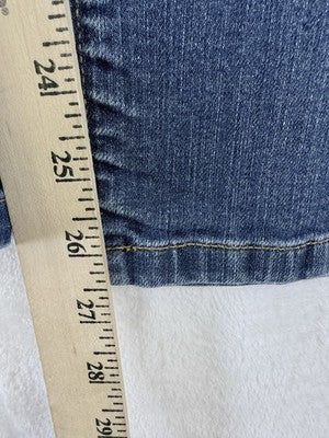 LL Bean Womens Jeans 12 Petite Classic Fit Blue Denim