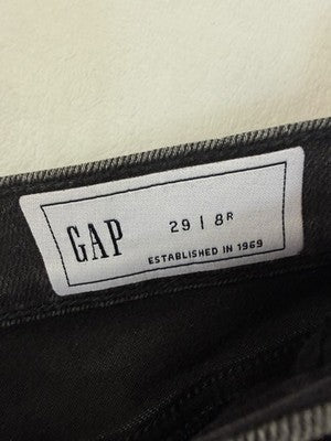 Gap High Rise Cropped Capri Jeans 29 8 Women Black Crop Capris New NWT