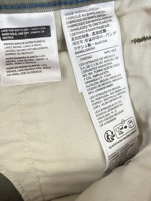 Levis XX Chino Standard Taper Pants 34x30 Green