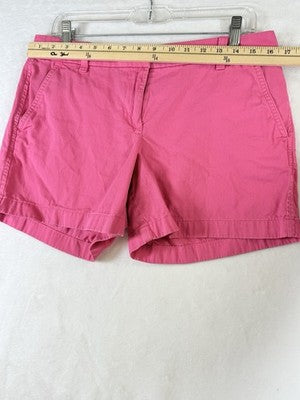 J Crew Classic Chino Shorts 6 Lot Pink Green 4” 5” Womens 100% Cotton