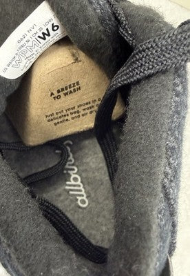 Allbirds Womens 6 Wool Piper Mids Shoes High Top Sneakers Blue Savanna Night New
