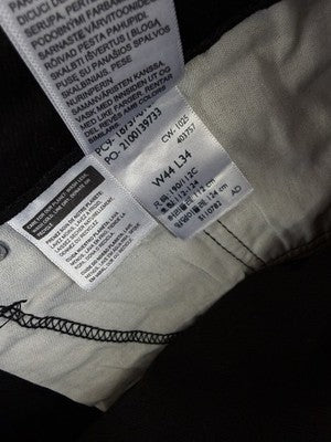 Levis 541 Jeans 44x34 Mens Athletic Taper Black Levi’s
