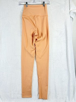 BalTogs Dancewear Leggings Small Pants High Waist Peach Pink Dance New NWT