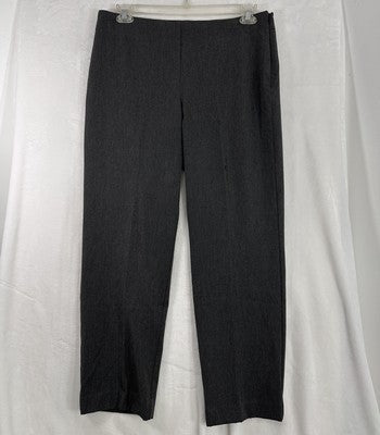 Talbots 12 Dress Pants Gray Side Zip Womens
