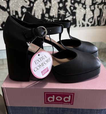 Mary Jane High Heels Womens 10 Black 4” Heel Emo Pop Goth Platform Shoes New