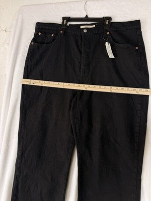 Levis Ribcage Straight Ankle Jeans 20W Womens Plus Size Black Levi’s New NWT
