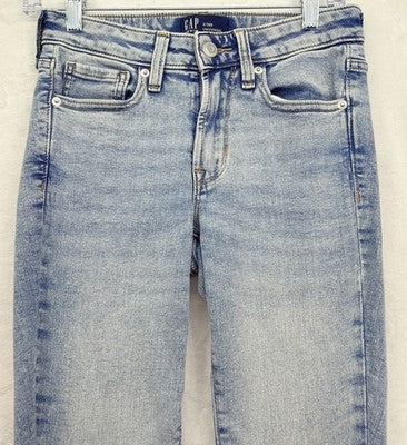 Gap Universal Skinny Jeans 26 Short 2 Light Blue Womens