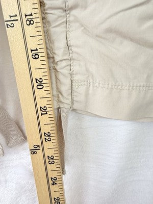 Calvin Klein Performance Capri Pants XL Cargo Pull On Lightweight Tan New