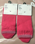 Nike Spark Lightweight No Show Socks Large Pink Mens 10-11.5 Women 11.5-14 Lot