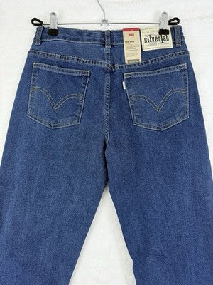 Levis Jeans Girls 16 Mini Mom Silvertab High Waist Blue Denim Levi’s NWT