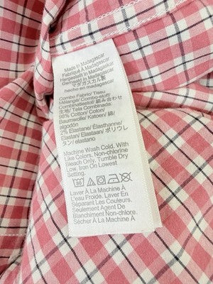 J Crew Flex Washed Slim Untucked Shirt Medium Mens Button Down Long Sleeve