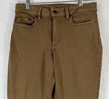 LL Bean Jeans 6 Womens Slim Leg Classic Mid Rise Bean Flex Brown Sample