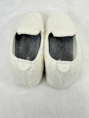 Allbirds Womens 7 Wool Lounger Fluffs White Shoes Slip On Loafers