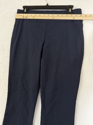 Christopher And Banks Signature Slimming Pants 4 Navy Blue Pull On Womens
