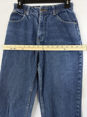LL Bean Original Fit Relaxed Jeans 6 Petite Womens Blue Denim