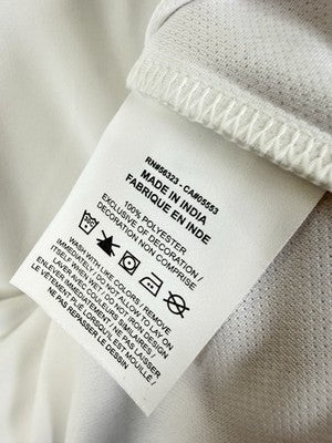 Nike Court Dri Fit Tennis Polo Mens XL White Embroidered Short Sleeve Shirt New