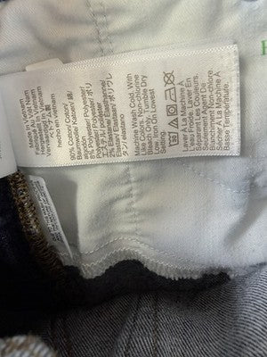 J Crew 9” Vintage Slim Straight Jeans 24 Blue Denim Womens