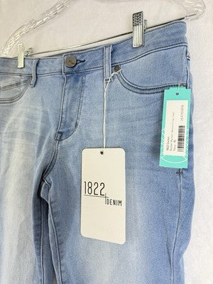 1822 Denim Jeans 10 30 Crop Stitch Fix Butter Skinny Light Blue Womens New NWT