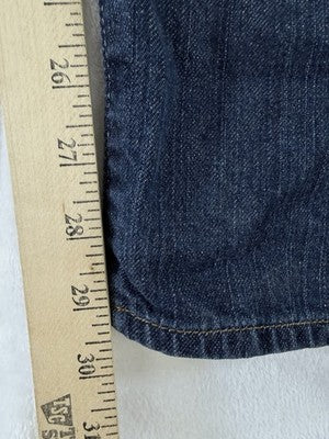Lucky Brand Jeans Men 36x29 36 Short Relaxed Straight Leg Blue Denim