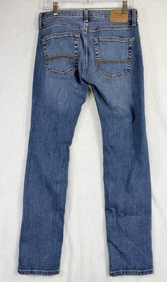 Abercrombie Fitch Jeans 28x30 Mens Skinny Stretch Blue Denim