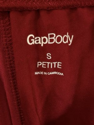 Gap Body Pajama Pants Small Petite Modal Red Knit Womens PJ New NWT
